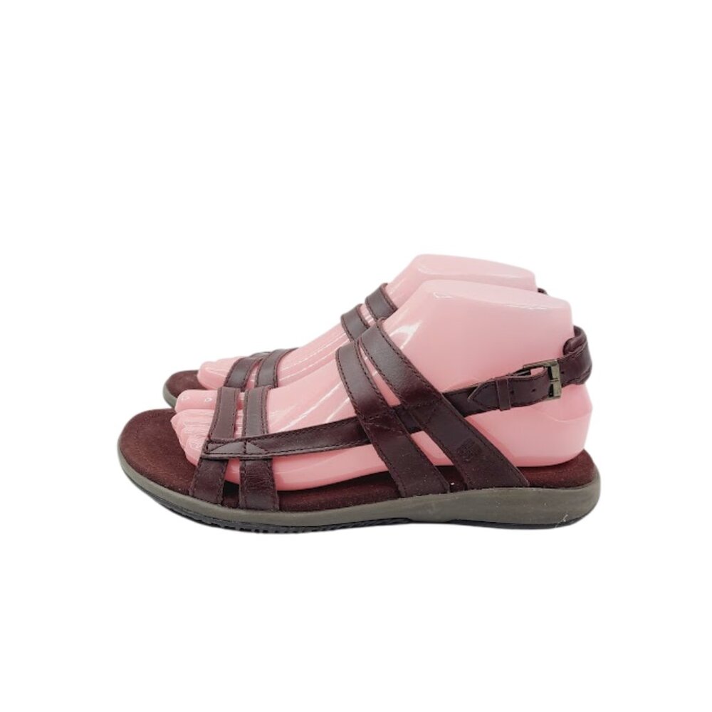 Columbia Women's Brown‎ Jacardia YL5348-259 Leather Strappy Sandal Size 7